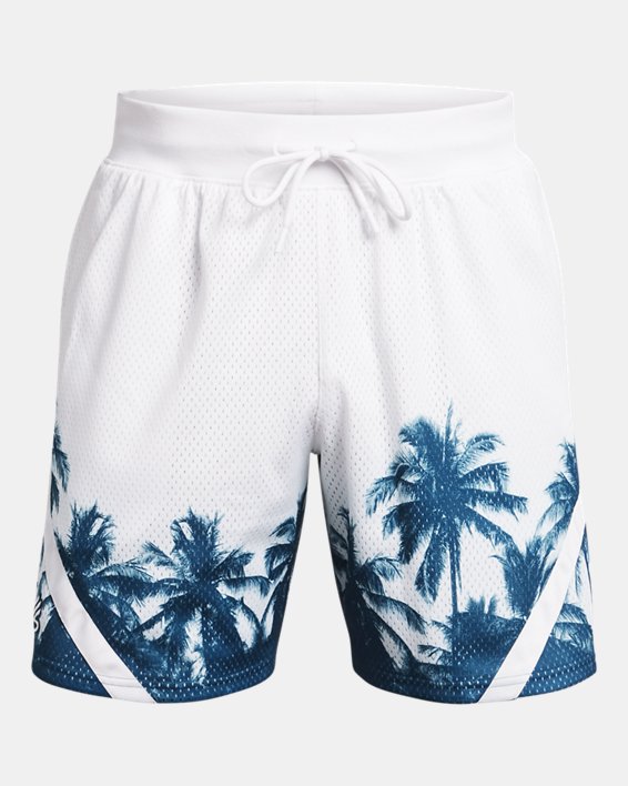 Men's Curry Mesh Shorts in Blue image number 4
